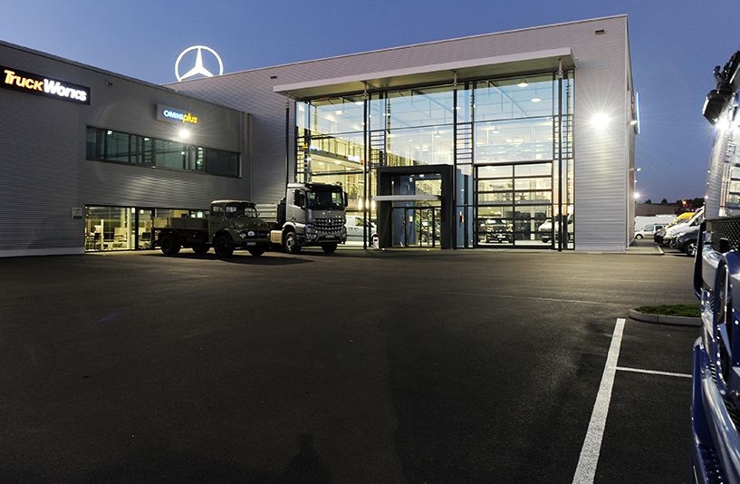 Mercedes-Benz NFZ-Zentrum Kassel – Außenansicht