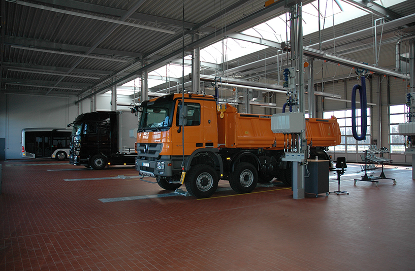Mercedes-Benz NFZ-Zentrum Eschweiler – Werkstatt